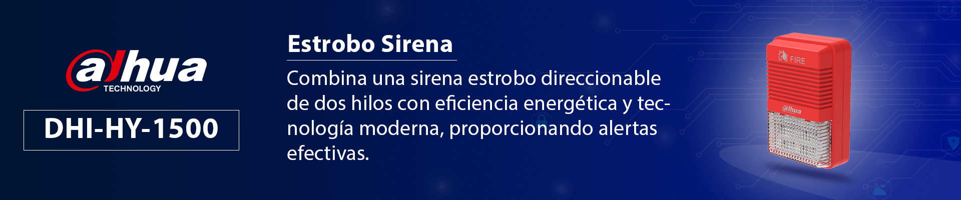 Sirena y estrobo
