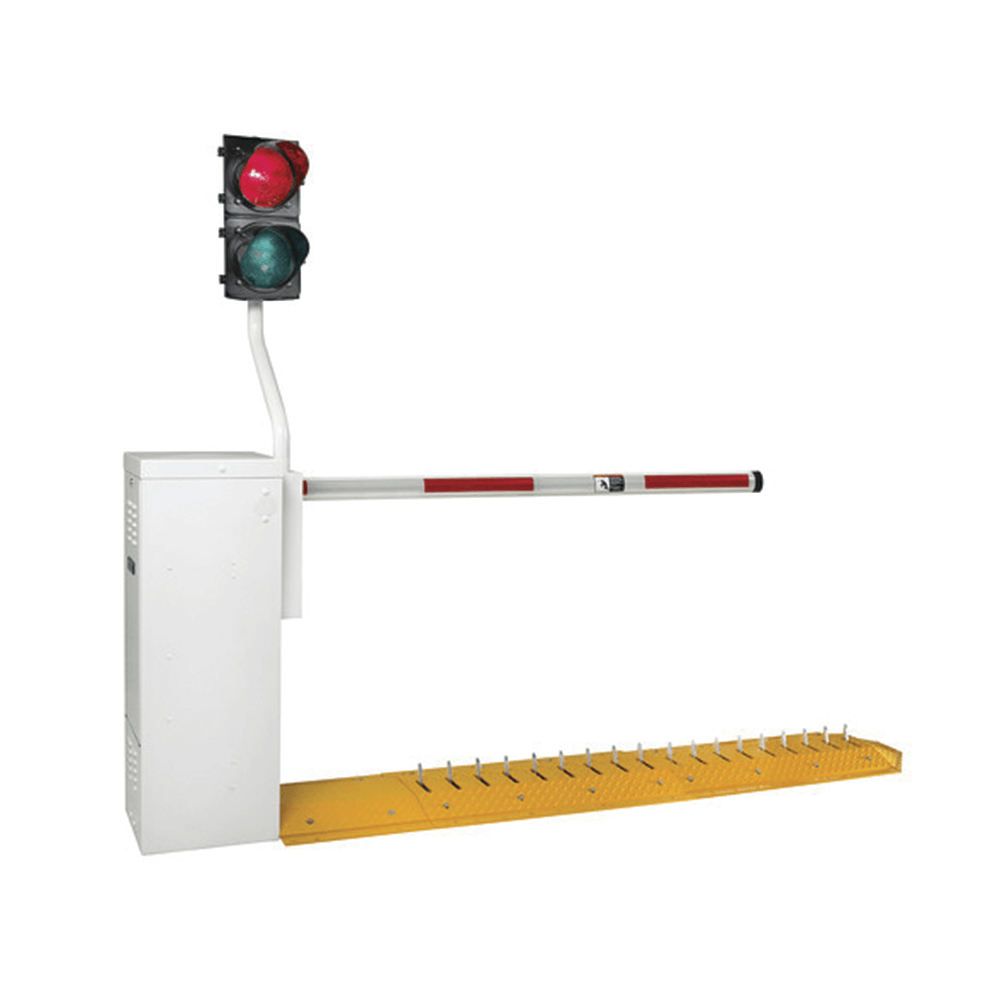 Semáforo y ponchallantas para carril