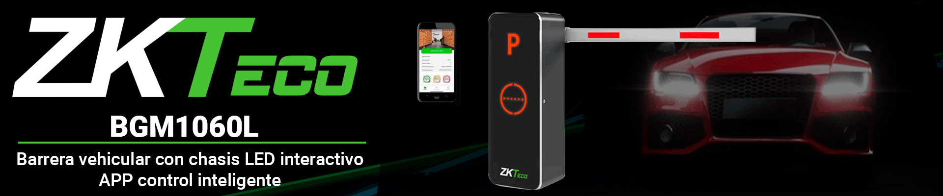 Barrera vehicular con control inteligente