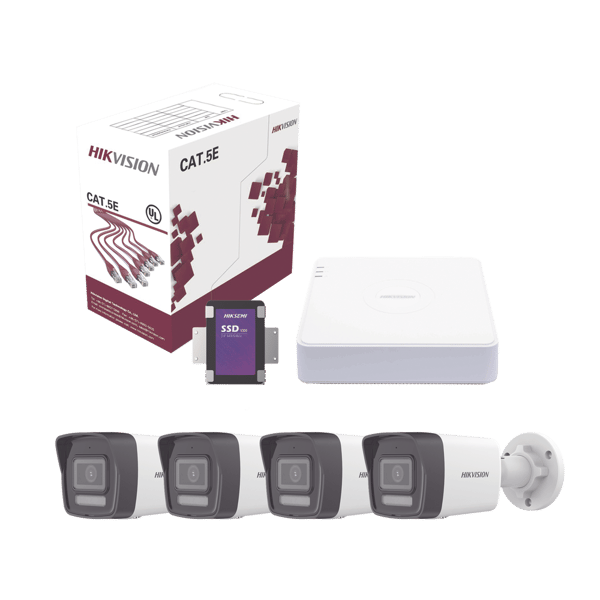 Kit IP con grabador y cámaras
